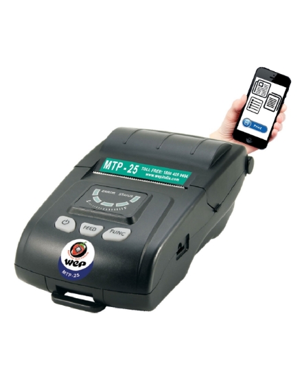 WeP MTP 25 - 2 inch Mobile Thermal Printer USB+ Bluetooth चे चित्र
